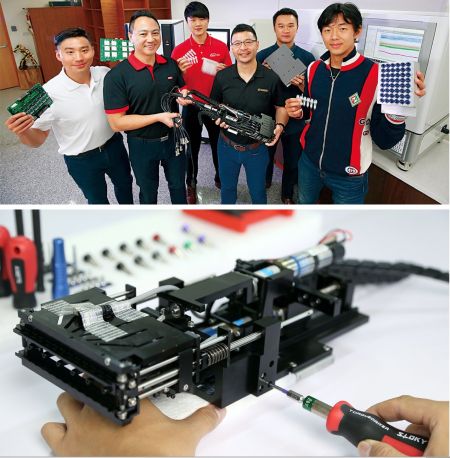 Chiave dinamometrica Sloky SLOKY nel Team Taiwan per la macchina di test rapido del COVID-19 - Sloky e Chienfu sono molto orgogliosi di far parte del Team Taiwan di seconda generazione e di poter contribuire con la nostra esperienza nel controllo della coppia.